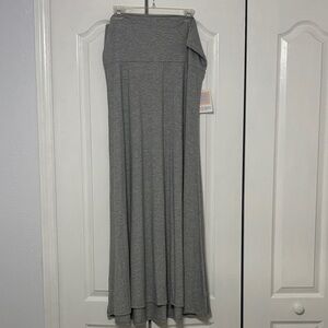 LuLaRoe Elegant Gray Maxi Skirt